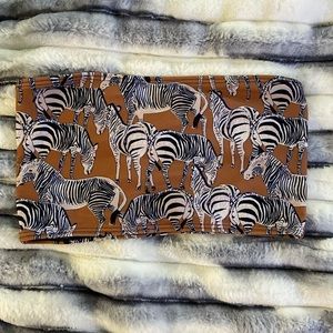 Kulani kinis zebra bandeau top. Reversible. Size medium. Great condition